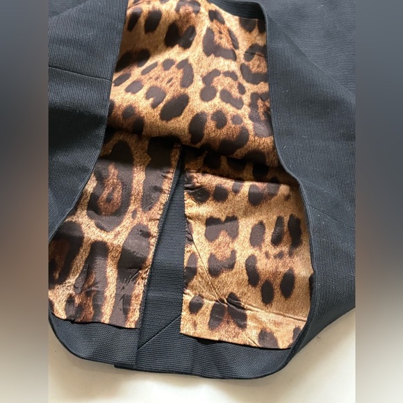 DOLCE & GABBANA Black Patent Buckle Strap Bondage Sexy Mini Dress 38 US 2 FLAWED - Picture 13 of 13